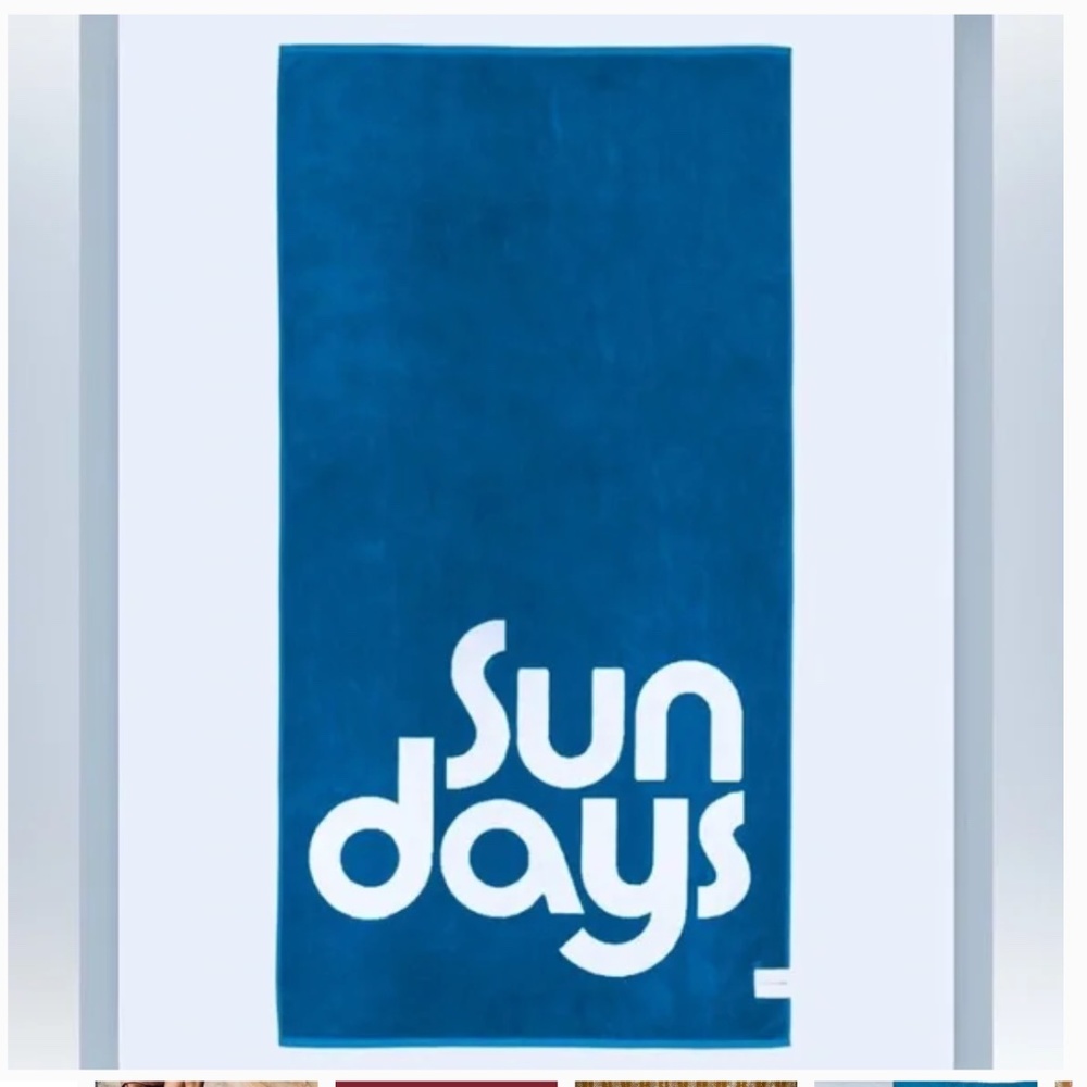 Sunnylife Sunday Luxe Towel   Size: 35.5" x 69".  NWOT